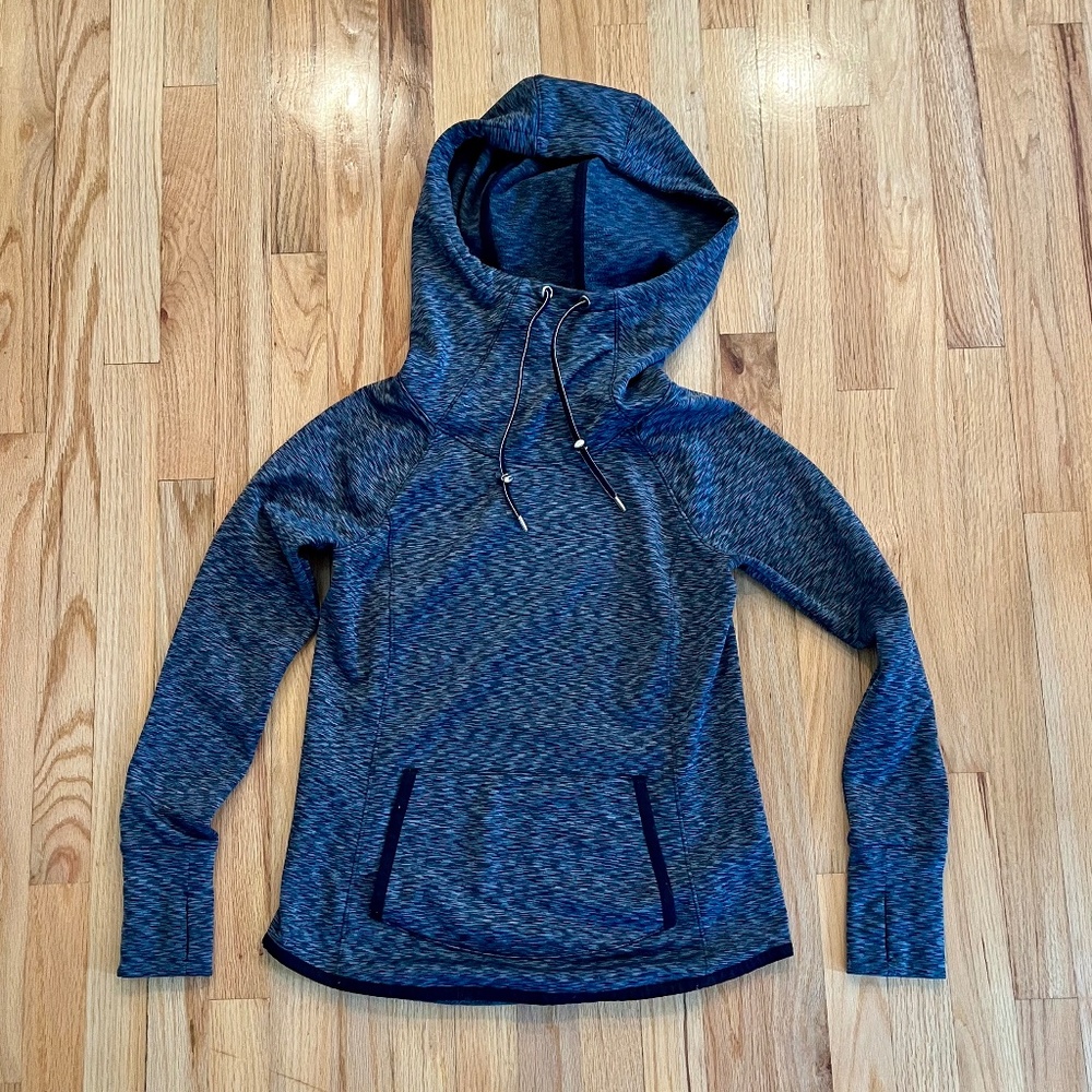Athleta Woman's Pullover Hoodie Sweatshirt Heather grey, size small